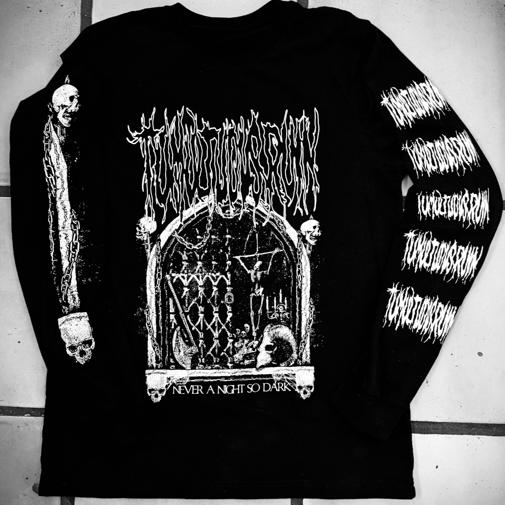 Longsleeve - Never A Night So Dark artwork