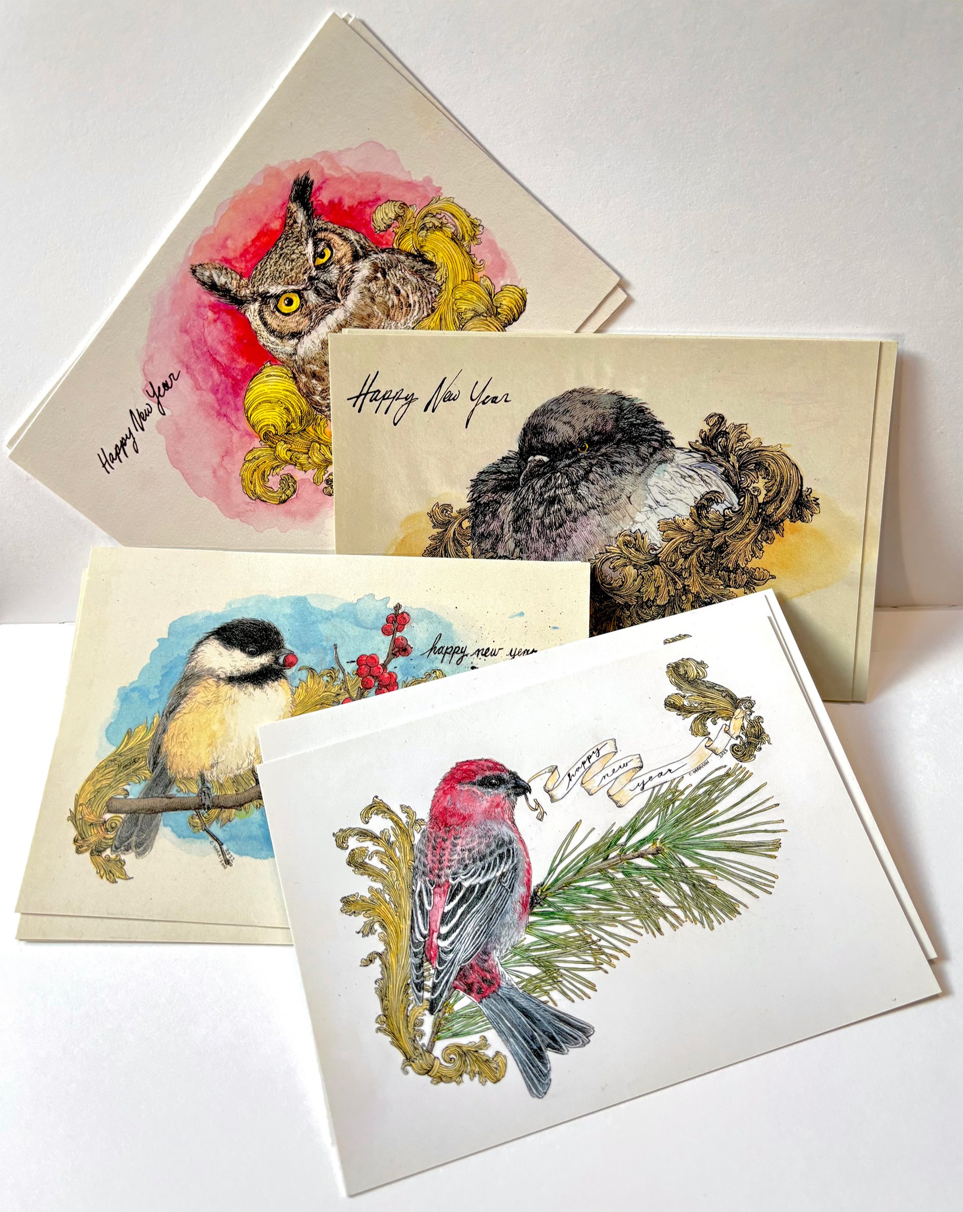 New Year Postcards