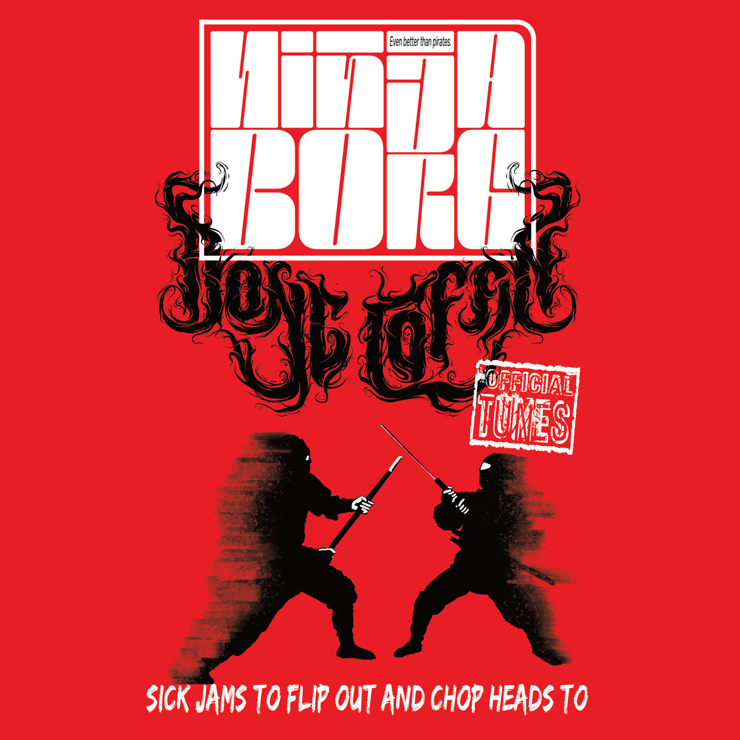 NINJA BORG - Sick Jams To Flip Out And Chop Heads To