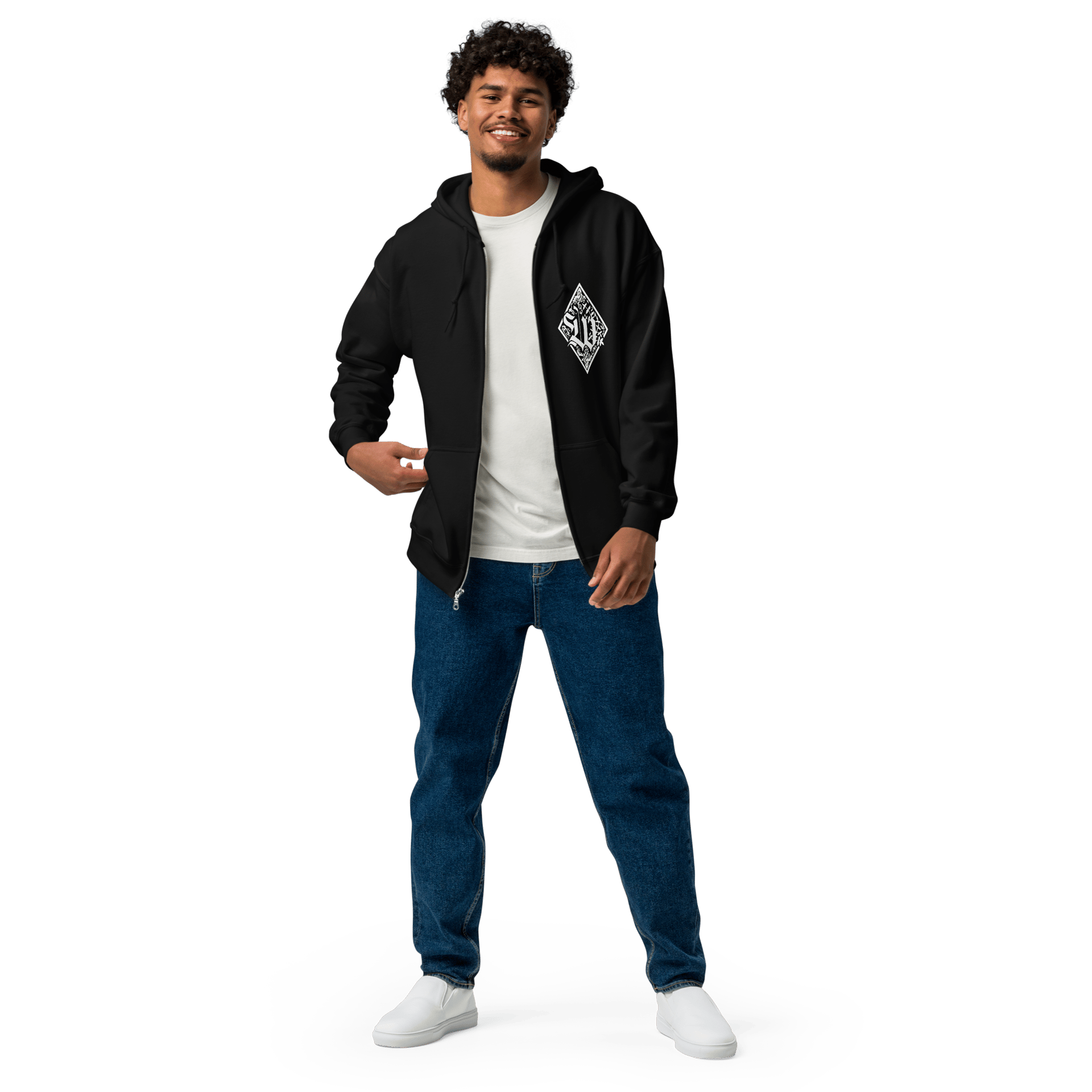 'Fire Woman' Zip Hoodie