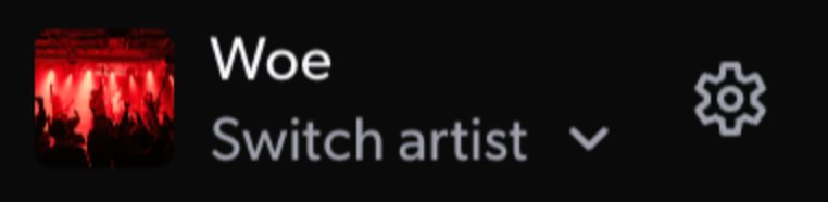 Easier access to artist admin tools