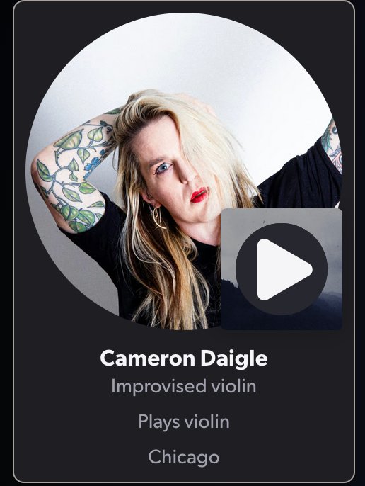 Artist cards now feature your featured album