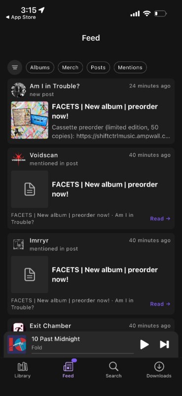 iOS app 1.13.0 with feed support