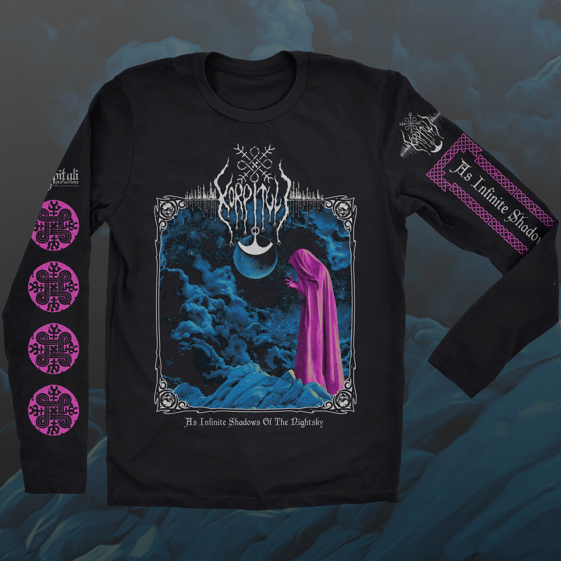 Long Sleeve Shirt - As Infinite Shadows of the Nightsky