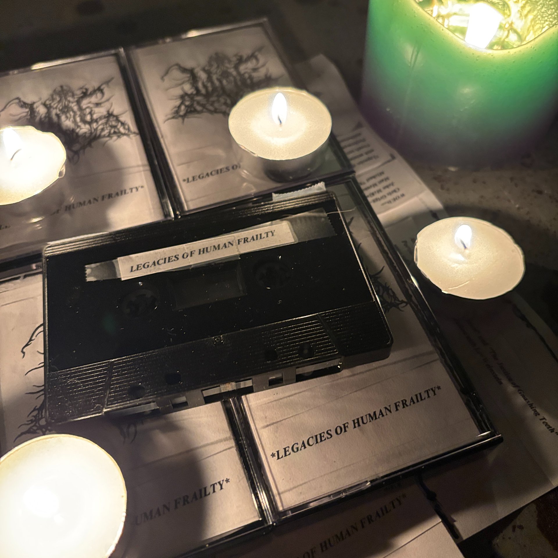 Woe - Legacies of Human Frailty Homemade Cassette