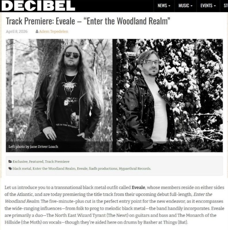 DECIBEL MAGAZINE - NEW SINGLE PREMIERE!