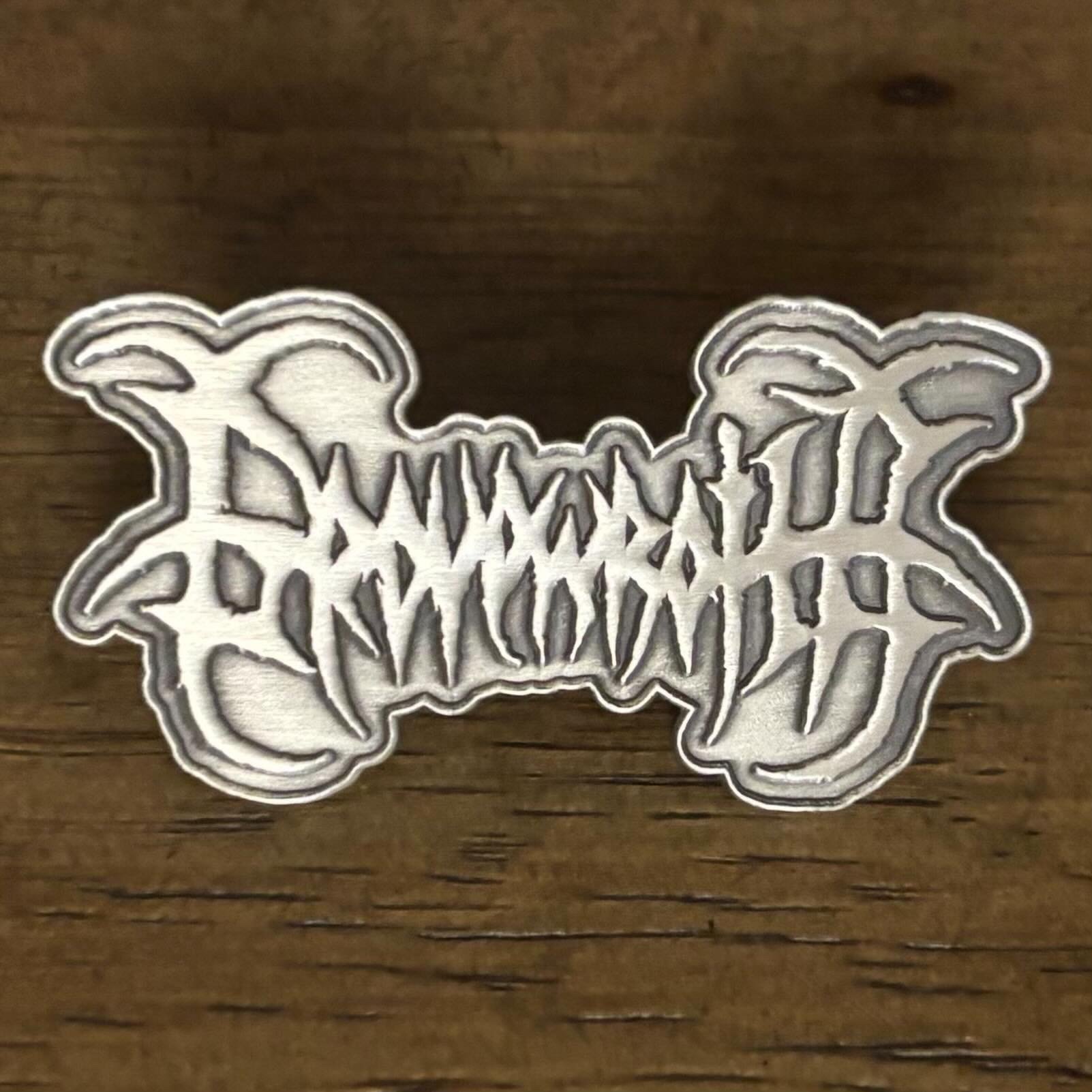 Gravewraith Logo - Antique Silver Recessed Pin