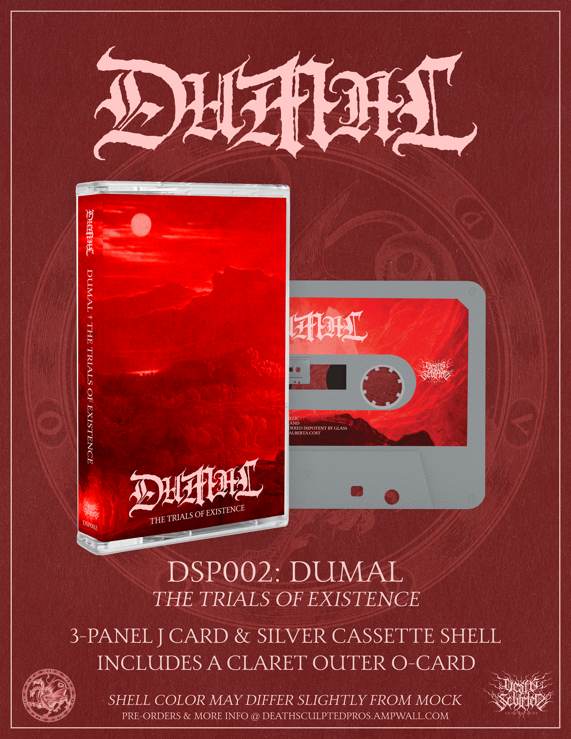 DSP002: DUMAL - THE TRIALS OF EXISTENCE - CASSETTE W/ O-CARD