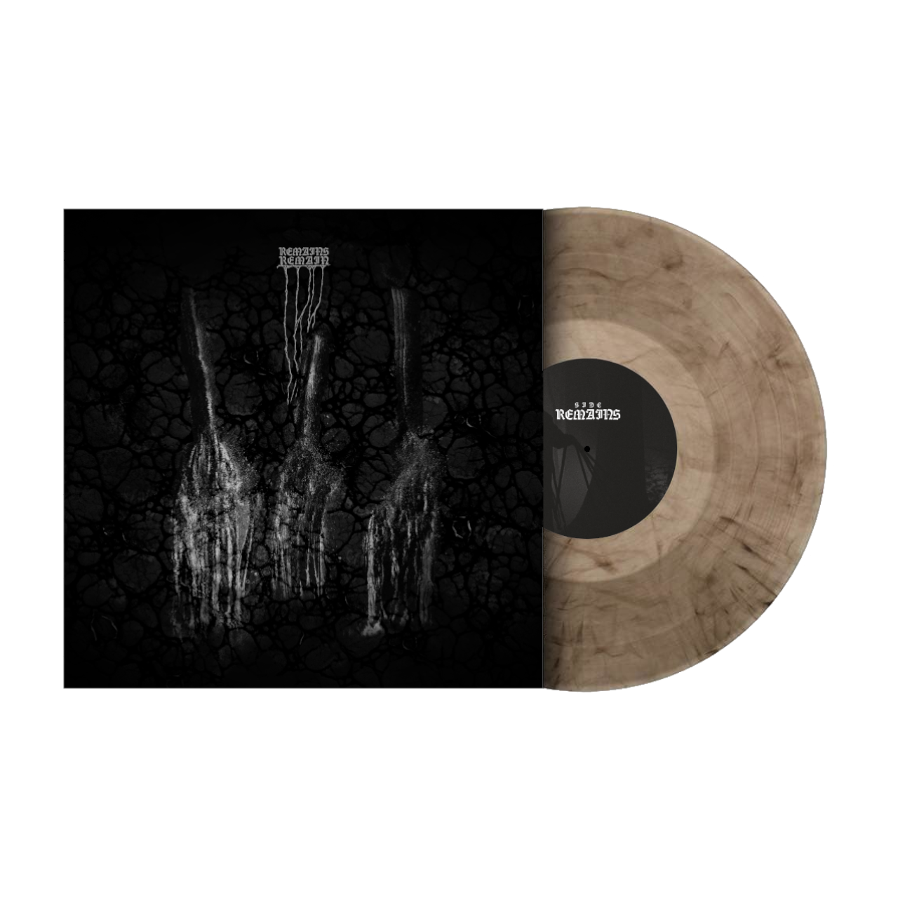 Remains Remain - Clear Black-Marble 12'' Vinyl
