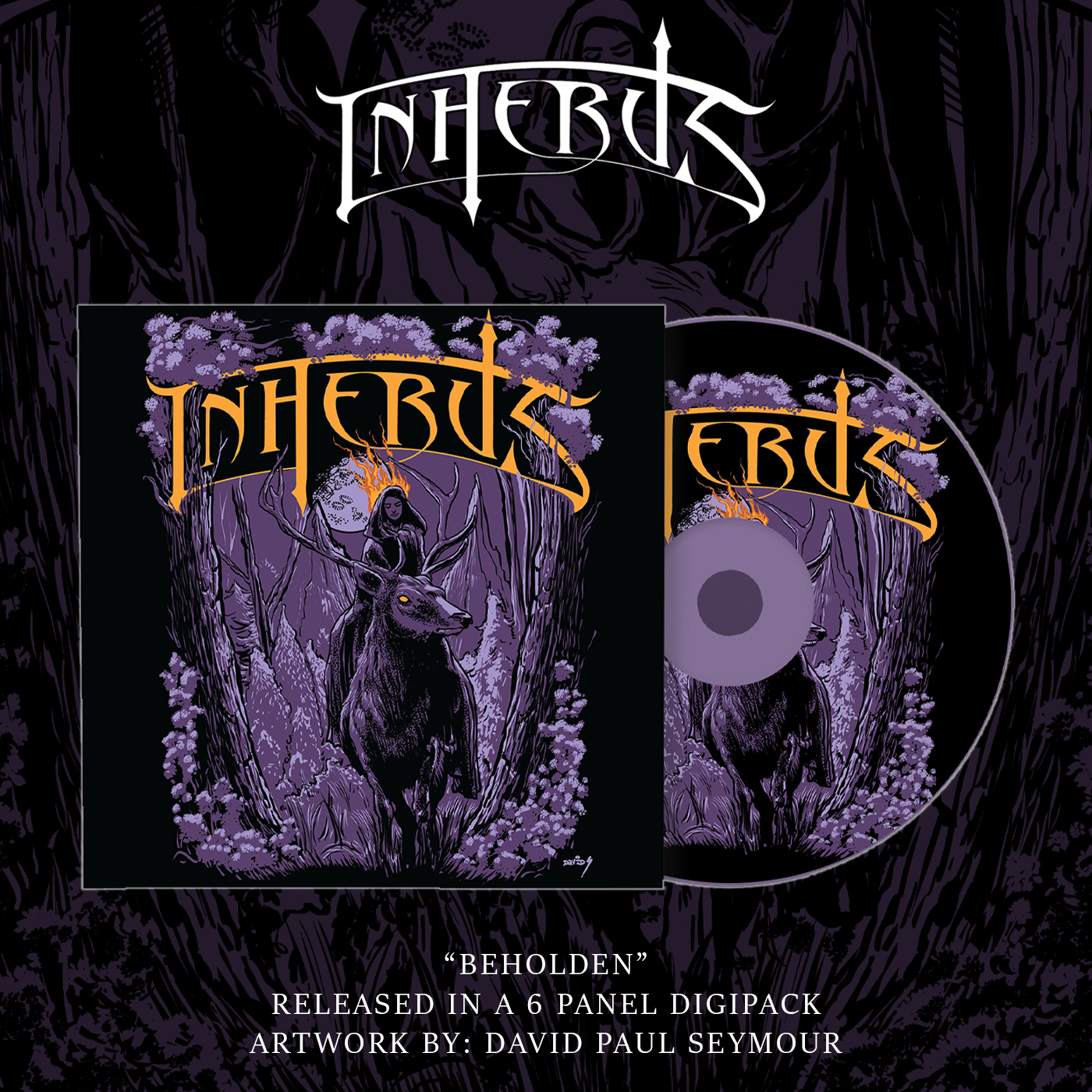 INHERUS - "Beholden" CD [2023; 6 Panel Digipack]