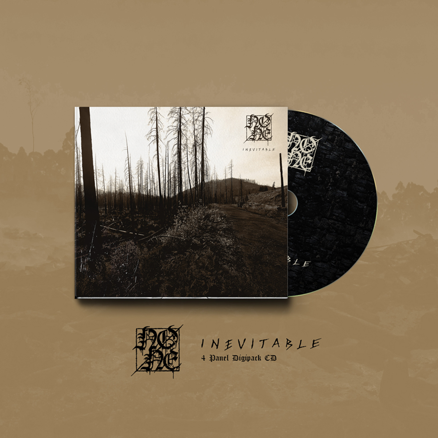 NONE - "Inevitable" CD [2023; 4 Panel Digipack]