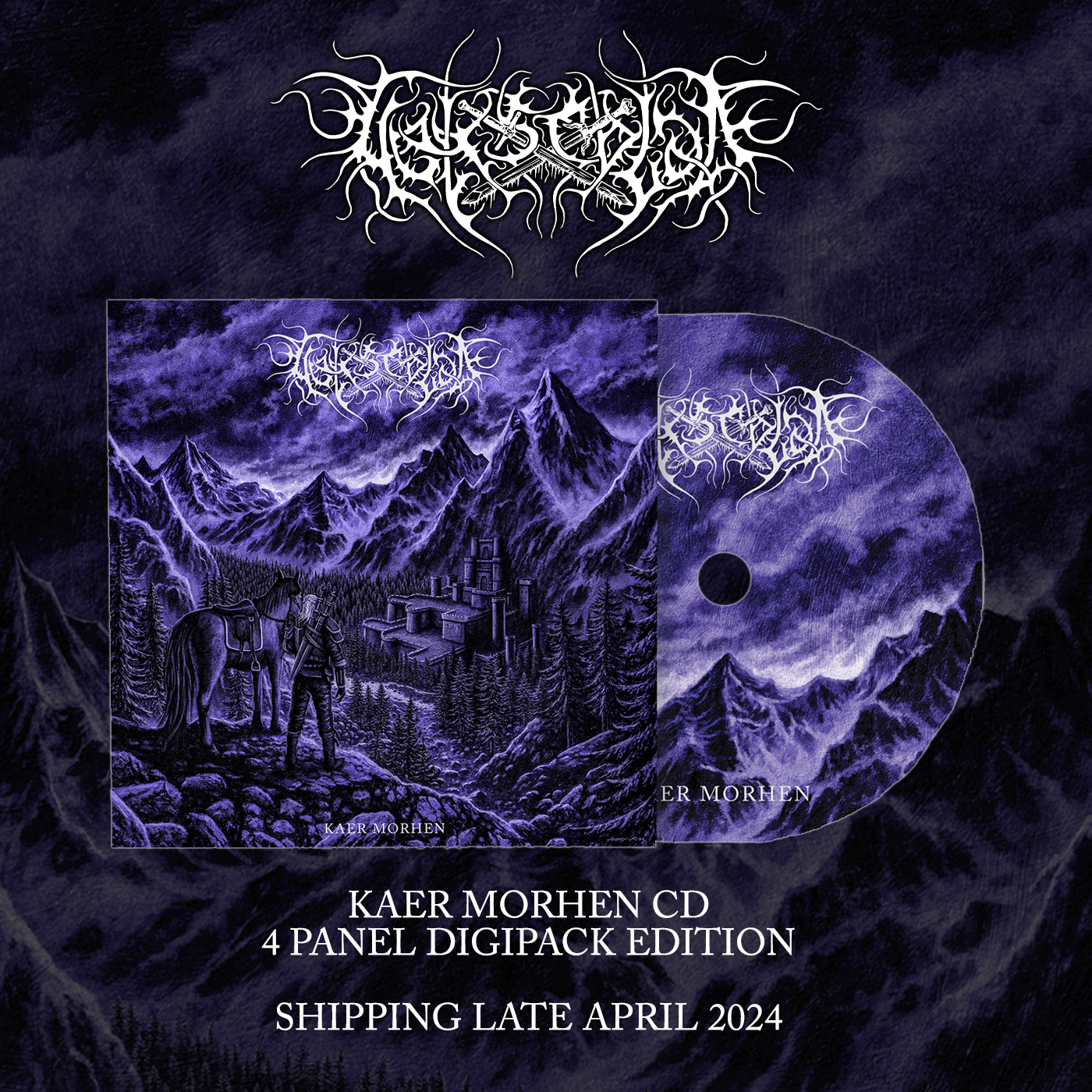 HEKSEBLAD - "Kaer Morhen" CD [2024; 4 Panel Digipack - 4 Page Booklet]