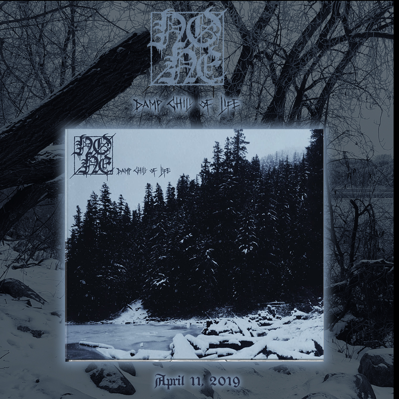 NONE - "Damp Chill of Life"  [2023; 6 Panel Digipack]