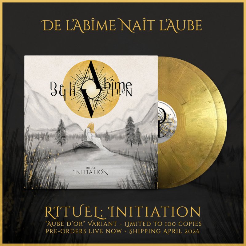 Review: De l’Abîme Naît l’Aube – Rituel : Initiation, out now from Hypnotic Dirge Records