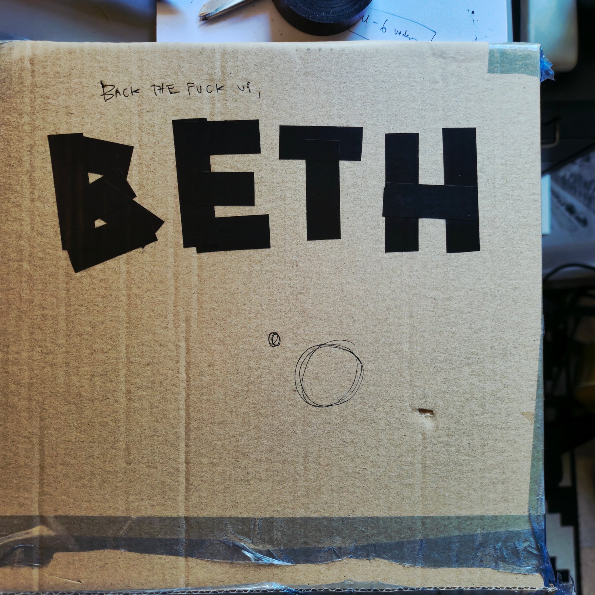Back the Fuck Up, Beth