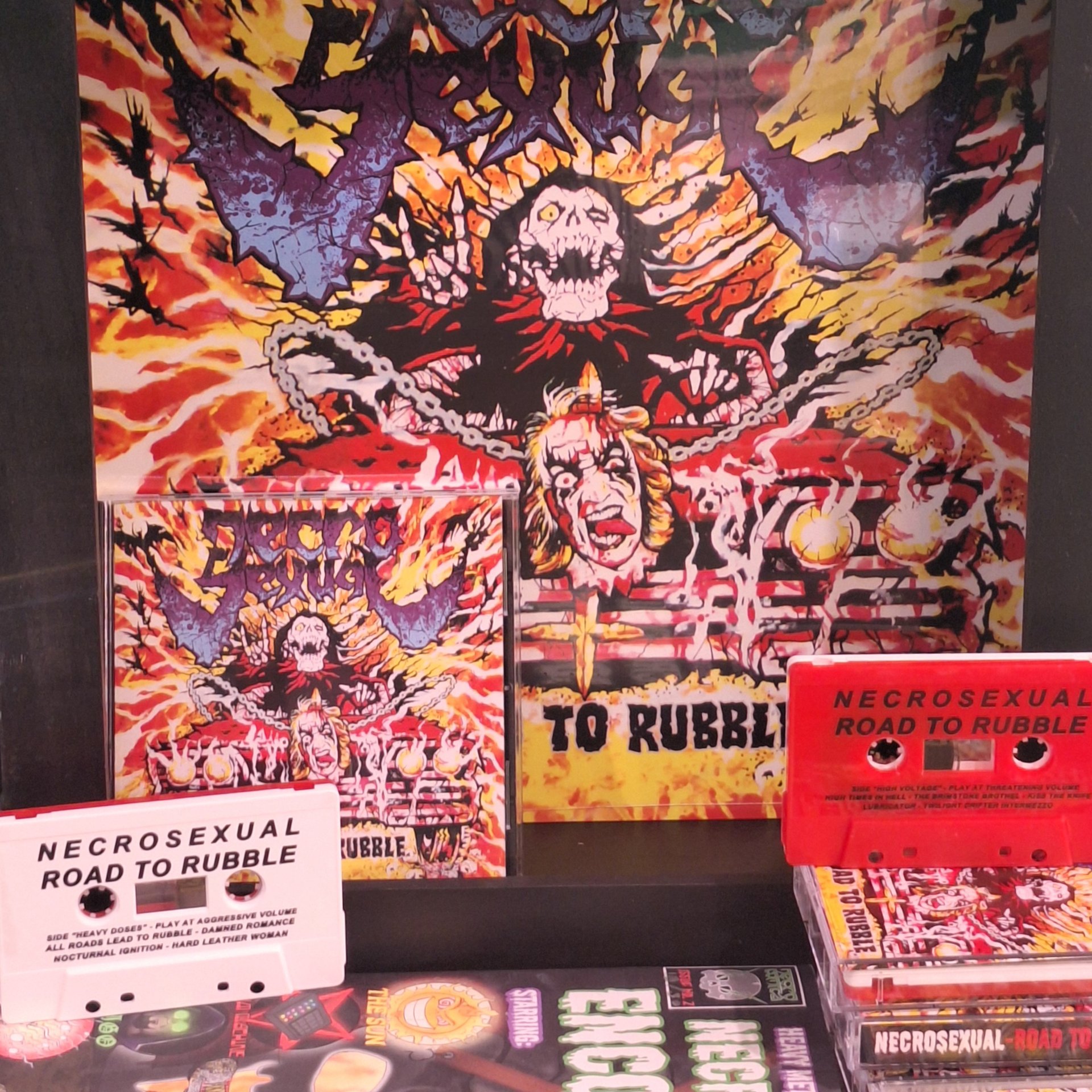 ROAD TO RUBBLE RED/WHITE CASSETTE