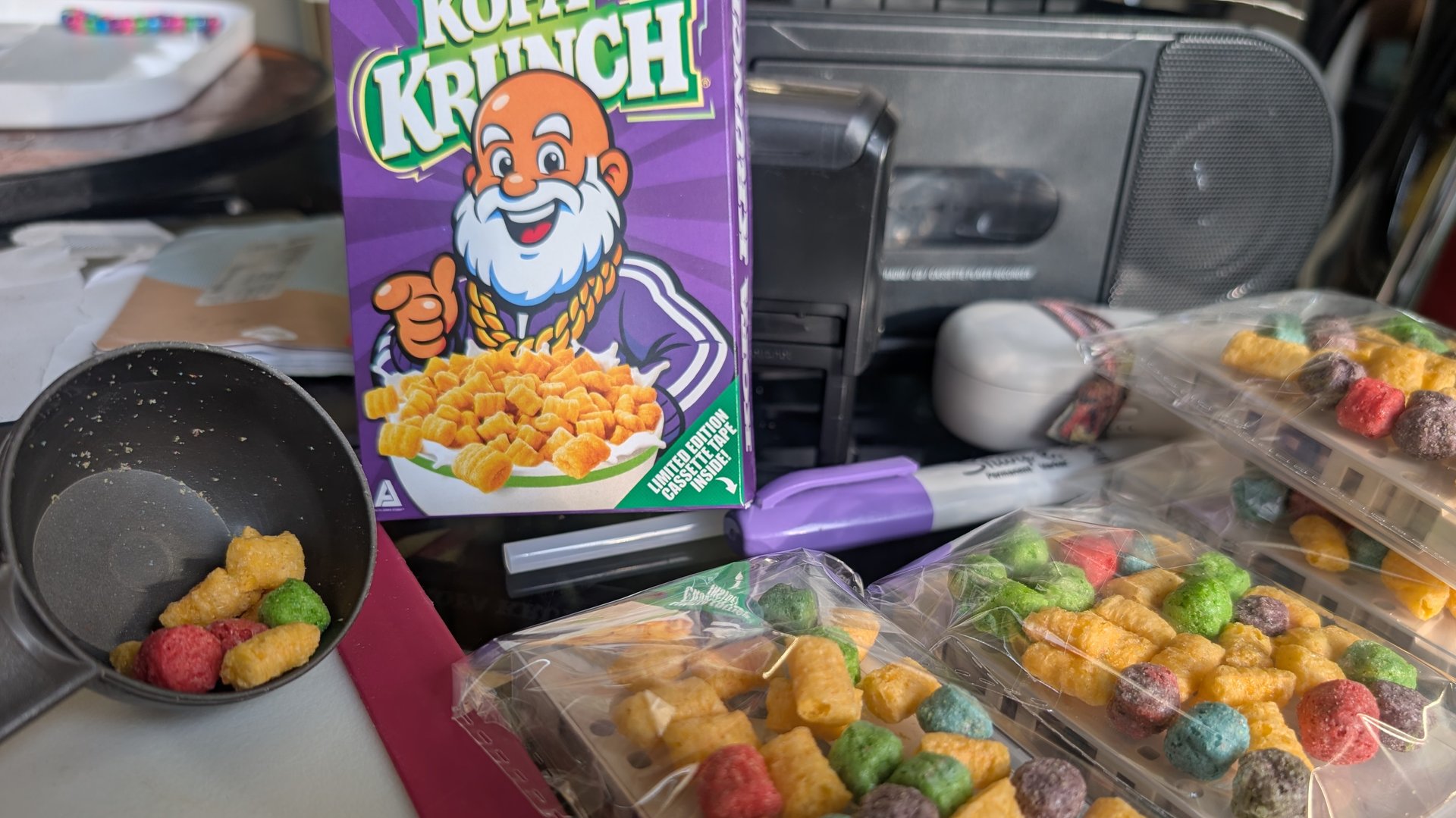 KOFA KRUNCH CEREAL BOX TAPES