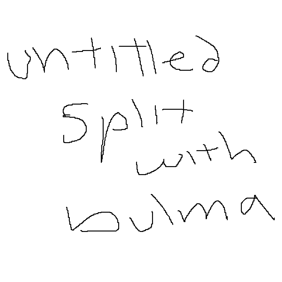 Album artwork for untitled-split-with-bulma