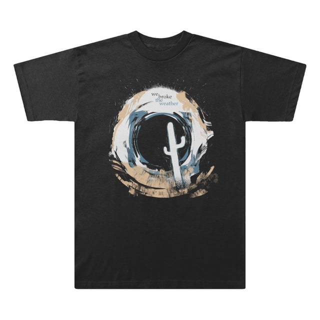 Black hole cactus T-shirt