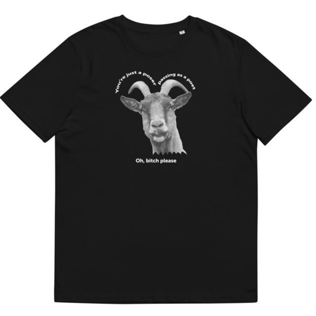 Feast Of Fools Goat Lyric Organic Cotton T-Shirt