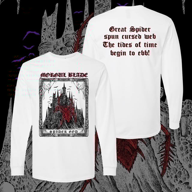 SPIDER GOD white long sleeve