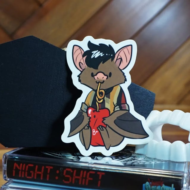 Vlad Bat Sticker - FREE SHIPPING